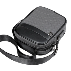 Elegante estilo Vintage para mujer, bandolera de nailon con múltiples bolsillos, Mini mochila de hombro con cierre de cubierta de decoración de cadena - Product Image 2