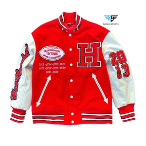 Customized Casual Wear Men's Varsity Jackets with Stand Collar Premium Quality Men Baseball Jacket Available in Different Colors - Product Image 5