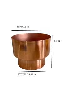 Cestas de maceta de hierro resistentes a la oxidación hechas a mano, excelente calidad, para todo tipo de clima, decoración interior/exterior, diseño grabado, artesanías de Metal - Product Image 3