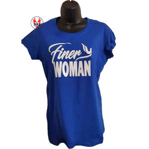 เสื้อยืดสีเงินสีฟ้า Zeta chenille Zeta phi Beta sorority เสื้อยืดผ้าฝ้ายนุ่มปักประกายสีเงินสวมใส่สบาย - Product Image 4