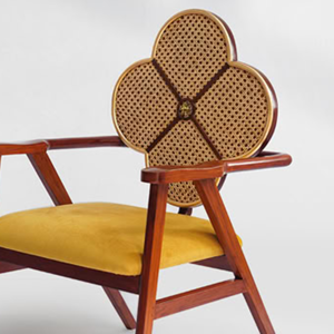 เก้าอี้ไม้หวายสำหรับห้องนั่งเล่นเฟอร์นิเจอร์ตกแต่งบ้านทำจากงานหัตถกรรมเฟอร์นิเจอร์หวายสำหรับโรงแรม - Product Image 6