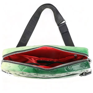 Nuevo bolso cruzado de un solo hombro tejido informal PU hombres de negocios mensajero bolso de pecho venta al por mayor hombres bolsos de mano - Product Image 3