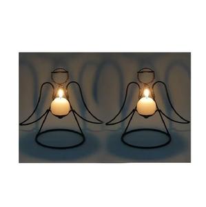 เชิงเทียนโลหะลายฉลุศิลปะ ทำด้วยมือ สำหรับการทำสมาธิ โยคะ สปา และให้แสงสว่างในบ้านที่อบอุ่น - Product Image 5