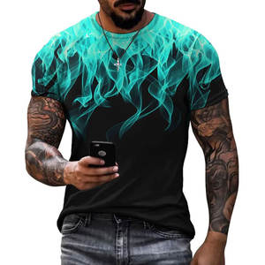 T-shirts à sublimation à faible MOQ, 100% polyester, coton, t-shirt en polyester vierge pour impression, impression personnalisée, t-shirt à col rond - Product Image 5