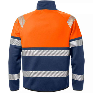 Chaquetas de poliéster 100% impermeables de invierno con logotipo personalizado, ropa de trabajo, construcción, alta visibilidad, chaqueta reflectante de seguridad, manga larga - Product Image 4