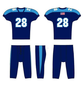 Uniforme de Fútbol Americano Transpirable, Tallas Grandes, Impresión de Logotipo Personalizada, Alta Calidad, Ligero, 100% Poliéster, Diferentes Modelos - Product Image 3