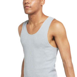 ขายส่งผู้ชายที่กําหนดเองออกกําลังกายเพาะกายเสื้อกล้าม / สลิมฟิตแขนกุดระบายอากาศผู้ชายแฟชั่นหลวมพอดีเสื้อกล้าม - Product Image 6