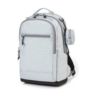 <b>Simple</b> Fashionable Waterproof Multifunctional Unisex <b>Backpack</b> for College High School Students Durable Polyester Vietnam Zipper - Product Image 1