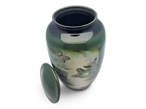 Urna de mariposa de cremación para cenizas, urna funeraria conmemorativa hecha a mano para cenizas humanas, urna grande de 10 "con capacidad de hasta 200 libras - Product Image 3