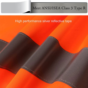 2025 directo de fábrica personalizado Hi Vis T Shirt Heavy Duty manga corta reflectante seguridad trabajo Mono para hombres seguridad personalizada - Product Image 3