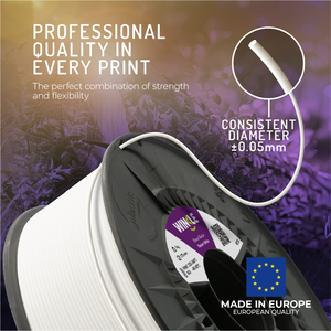 Filamento para Impresora 3D WINKLE PETG 1.75mm 1kg, Alta Resistencia a Impactos, Fácil de Imprimir, Fabricación Europea, Tolerancia de 0.05mm, 220-240 - Product Image 3