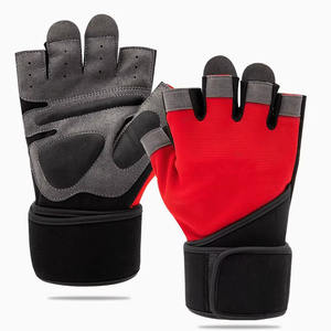 Guantes de Entrenamiento de Levantamiento de Pesas para Hombre, Protección Completa de la Palma, Soporte para Muñeca, Antideslizantes, Agarre Extra, Guantes para Gimnasio y Entrenamiento Cruzado - Product Image 2