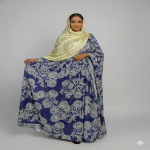 Robe de mariée luxueuse en jacquard de style moderne, Dirac somalien, motif floral doré complexe, base noire vibrante, soirée - Product Image 6