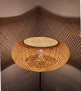 <b>Vintage</b> Bamboo Rattan Pendant Lights: Antique Style Wicker Lampshades for Living Room 2025 VIET FARGIMEX - Product Image 5