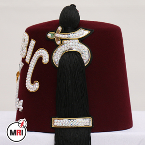 Shriners maçonnique Bourgogne laine Fez chapeau francs-maçons et étui chapeau maçonnique haute qualité personnalisé meilleure vente vente vente chaude Fezz - Product Image 4