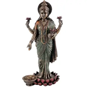 Индийская богиня МАА лаксми идол Бронзовая статуя холодная скульптура храм Пуджа домашний декор Мурти по лучшим ценам