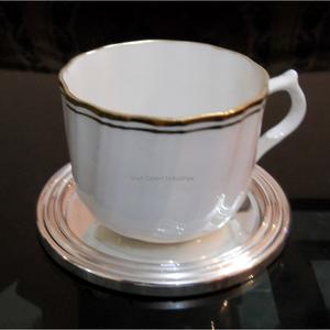 New Design Metal <b>Silver</b> <b>Coaster</b> With Holder Round Shape for Hotels & Restaurants Tabletop Drinks Serving <b>Coasters</b> - Product Image 4