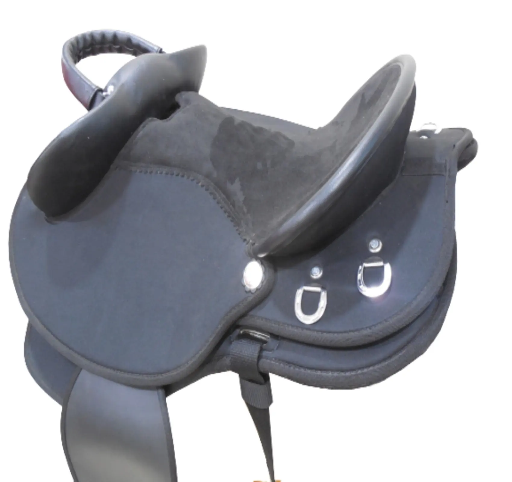 Smart Australian Half Breed Synthetic Horse Saddle With Strong Fiber Glass Tree And Aluminum Stirrup Available In 15",16",17"