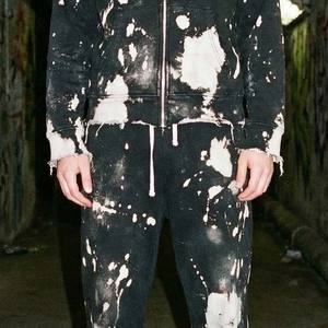 Sudadera con Capucha de Felpa de Algodón de 400 g/m², Lavado Ácido, Color Sólido, Ecológica, con Logotipo Personalizado, Estilo Desgastado y Teñido - Product Image 4