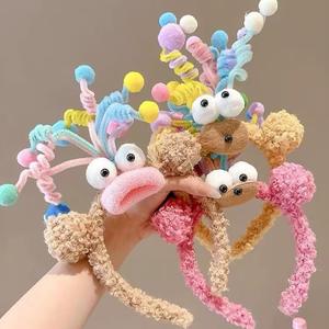 ربطة رأس من الفرو الصناعي من Kawaii مع سحر كارتوني-شعور ممتاز لصور النساء وغسل الوجه - Product Image 4