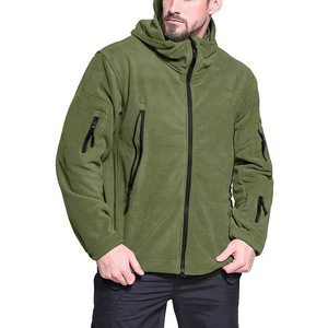 Type de fermeture éclair vêtements de travail veste polaire en gros hommes streetwear vestes d'extérieur 100% Polyester/POLYESTER / NYLON Type de fermeture éclair - Product Image 1