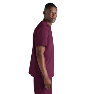 New OEM <b>Men</b> Lightweight Scrub Undershirt Breathable Stretch Medical <b>Base</b> <b>Layer</b> Nurse Doctor Shirt for <b>Men</b> - Product Image 2