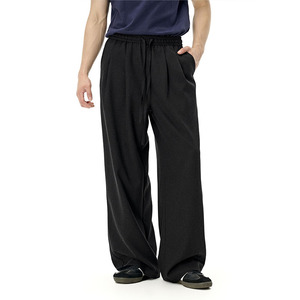 Pantalon de survêtement évasé pour hommes pantalon de jogging large en coton lourd personnalisé Streetwear coupe ample OEM fournisseur en gros d'usine - Product Image 1