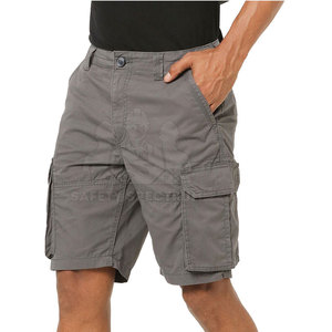 Pantalones Cortos Bermuda para Hombre, Estilo Nuevo, Hechos a Medida, 100% Algodón, Casuales, Servicio OEM, Color Sólido, Transpirables, de Secado Rápido, Cintura Media, Cierre de Botones - Product Image 1