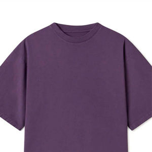 เสื้อยืดผ้าฝ้ายไหล่ตกสไตล์บ็อกซี่ใส่ได้ทั้งชายและหญิงแบบลำลอง - Product Image 3