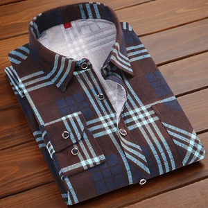 Chemises en flanelle polaire 100 % coton à manches longues pour hommes, personnalisées, de haute qualité, respirantes, pour l'été, le travail, l'extérieur et l'usine - Product Image 5