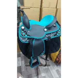 อานม้ากันน้ำแบบตะวันตกอัจฉริยะ | อานม้าแข่งภาษาอังกฤษ | แผ่นอานแบบตะวันตกที่สะดวกสบายและทนทานสำหรับม้า - Product Image 1