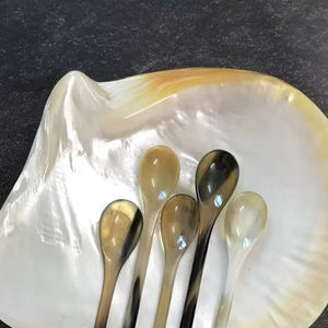 ชุดช้อนส้อมมีดสไตล์สัตว์วัสดุไม่เหมือนใครช้อนเขาควายขัดมันดีไซน์ไม่เหมือนใครสำหรับตกแต่งโต๊ะในร้านอาหาร - Product Image 5