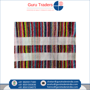 Toallas de Baño Teñidas con Hilo Antimicrobiano, Fáciles de Limpiar y Mantener, con Patrón Abstracto, a un Precio Conveniente, Origen India - Product Image 2