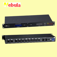 Répartiteur DMX 8 voies NEBULA, sortie de signal DMX512, amplificateur répartiteur Artnet Network RDM pour éclairage de scène