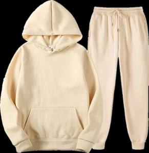 ชุดเสื้อมีฮู้ดแบบสวมหัวสำหรับผู้ชายชุดวอร์มผ้าฟลีซใส่สบายระบายอากาศได้ใส่สบายโลโก้ออกแบบได้ตามต้องการ - Product Image 4