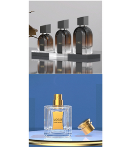 Flacon de parfum carré vide de luxe moderne 30 ml 50 ml 100 ml, vente chaude, sérigraphie, estampage à chaud, flacon de parfum élégant - Product Image 5