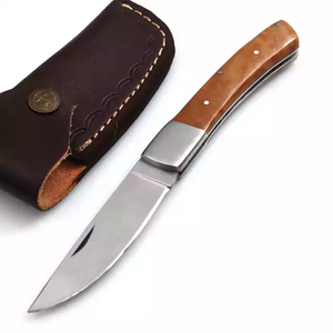 Cuchillo Plegable para Acampar y Cazar al Aire Libre, Cuchillo de Bolsillo Multifuncional Portátil, Hoja de Acero Inoxidable, Mango de Micarta - Product Image 4