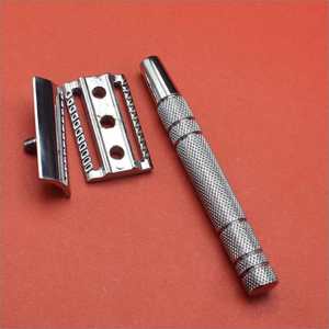 Rasoirs de rasage de gorge en acier inoxydable revêtus de couleur argent de haute qualité pour les rasoirs de sécurité pour le visage-Fabricant direct - Product Image 5