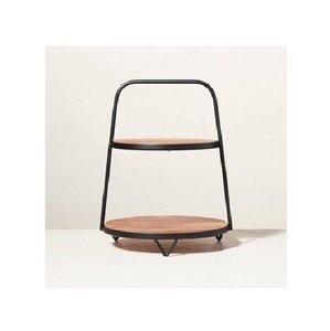 Gold Finish Metal Cake Stand Pedestal for Wedding Dessert Display Anniversary Party Table Center Celebration Styling Theme Setup - Product Image 3