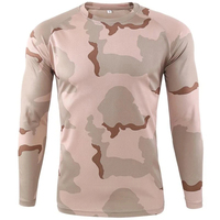 Camisetas con estampado 3D de camuflaje Vintage para hombres, mujeres y niños, ropa de calle informal de manga larga, ropa de caza a prueba de viento