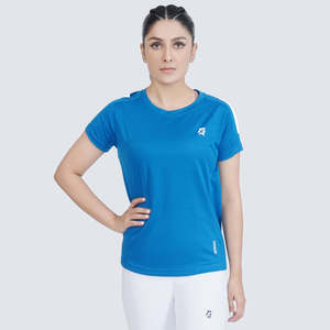 Blue Training Mesh Tee for Fitness Apparel - Product Image 3