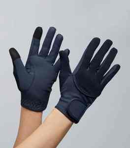 Gants d'équitation d'hiver en cuir ultra respirant professionnels, vente en gros équestre, logo personnalisé, durables, confortables et antidérapants - Product Image 1