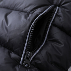 Lightweight Custom Warm <b>Feather</b> Winter Outdoor Puffer <b>Down</b> Encaissable Jacket for Men - Product Image 5