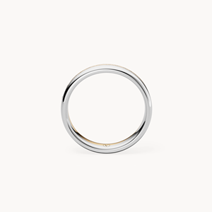Anillo Fino Bicolor Martillado Ehering - Product Image 4
