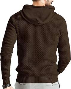 Sudaderas Casuales de Invierno para Hombre, Color Sólido, 100% Algodón, Ecológicas, de Secado Rápido, Transpirables, Corte Regular - Product Image 1