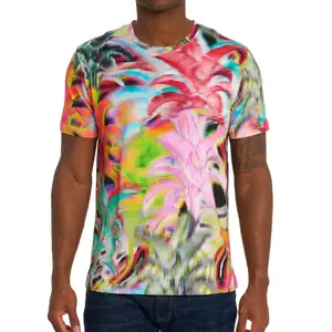 Camisetas Activewear para hombre, camisetas de poliéster 100% con sublimación de secado rápido, camisetas con estampado de logotipo personalizado para hombre