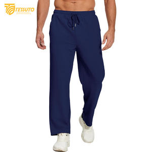 Pantalon imprimé brodé personnalisé de haute qualité Streetwear pantalon de survêtement unisexe en coton polaire surdimensionné avec cordon de serrage pour hommes - Product Image 6