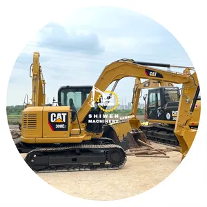 Sử dụng xách tay mini Digger Cat 308e2 306d 307d 307e 308d 312d cho tình trạng tốt, thứ hai tay máy xây dựng ở mức giá thấp