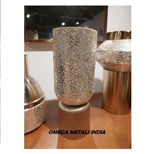 Florero de Mesa con Acabado Dorado y Plateado, Diseño Personalizado, Centros de Mesa para Decoración del Hogar y Bodas - Product Image 4