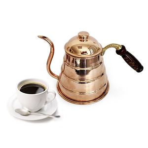 Ensemble de cafetière et théière en cuivre classique Anatolia Tiryaki, vaisselle artisanale avec un aspect antique - Product Image 4